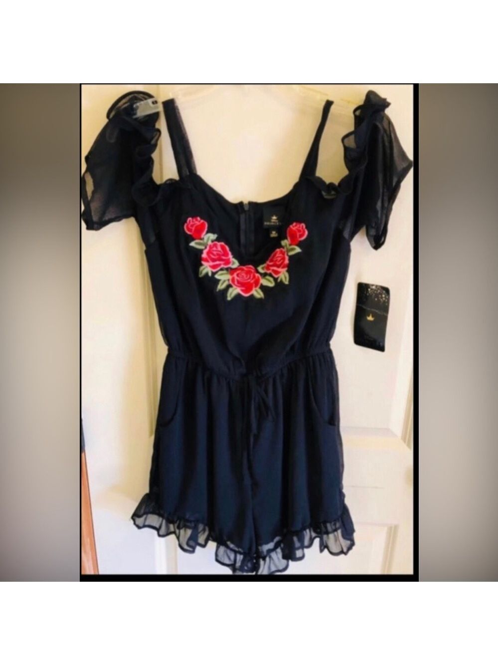 Disney Princess Belle Rose Romper Lingerie Teddy. Size M. Brand new. Sexy sheer - Picture 1 of 10